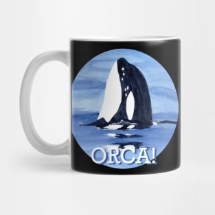 Orca! PNW Watercolor Painting Mug